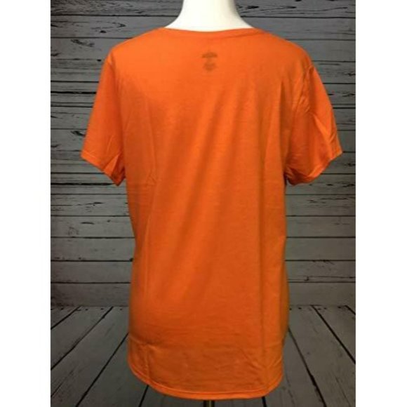 Halloween Witch T-Shirt XL Extra Large 16 18 Orange Tee Shirt NWT Glow in Dark - Picture 2 of 6